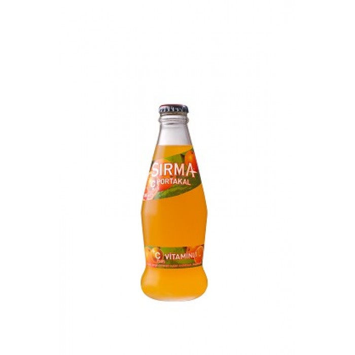 Sırma Soda C-Plus Portakal Aromalı Cam Şişe 200 ml 6 Adet